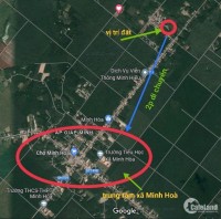 Đất thổ cư Dầu Tiếng gần trung tâm xã Minh Hòa DT 8,5x23+100tc chỉ 960tr sổ riên