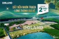 bán đất nhơn trạch long thành giá 2tr 1m2