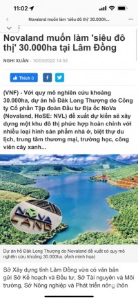 Đất Nền Lâm Đồng View Hồ Đắk Long Thượng