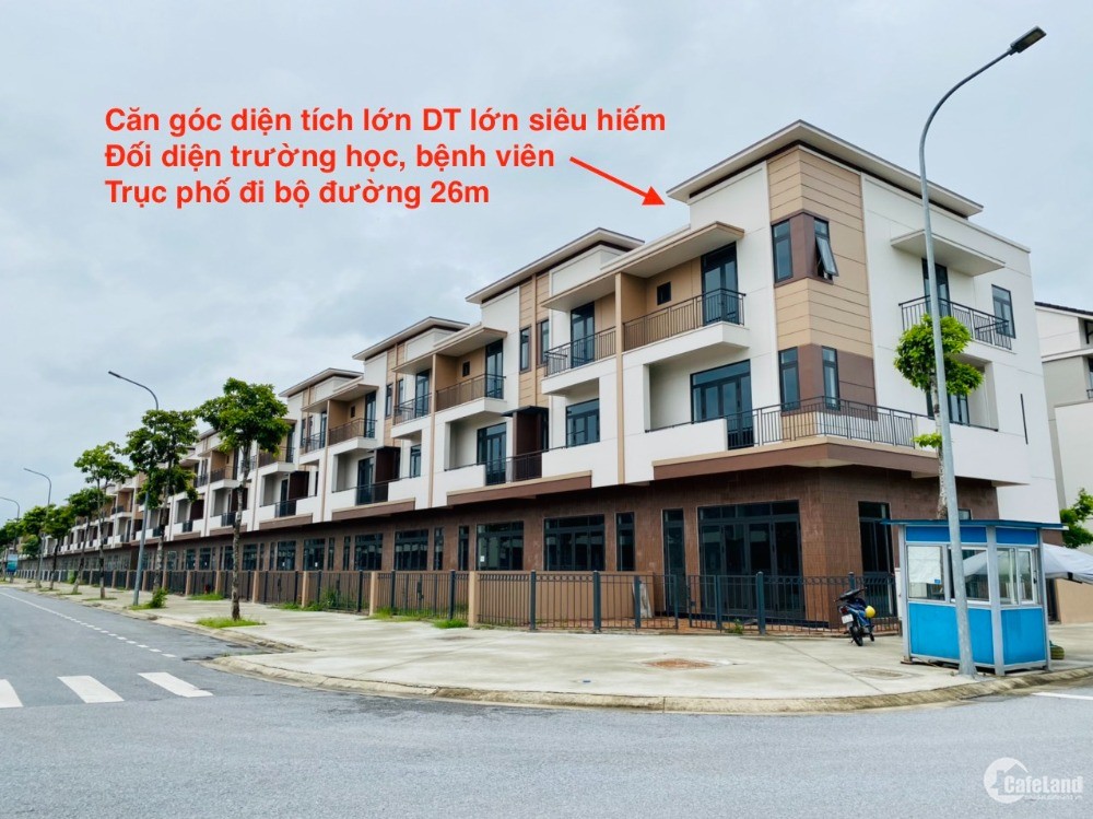 Duy nhất căn góc DT lớn đối diện trường học, trục phố đi bộ 26m. 090.651.9494
