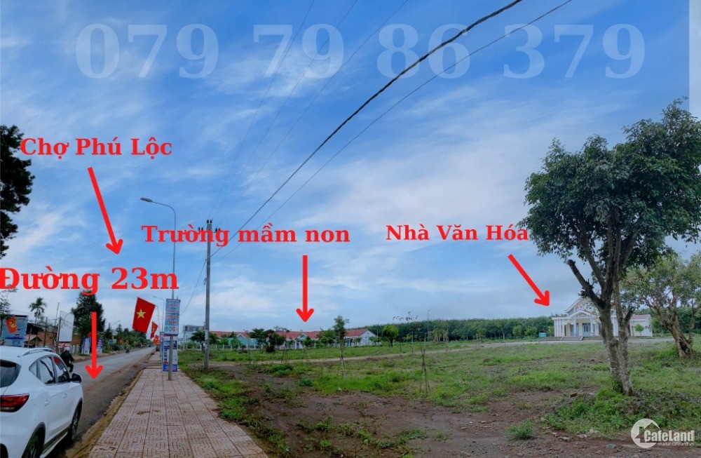 Bán gấp 6 lô đất ngay Hồ Phú Lộc, Krông Năng, Đăk Lăk giá 8xx triệu