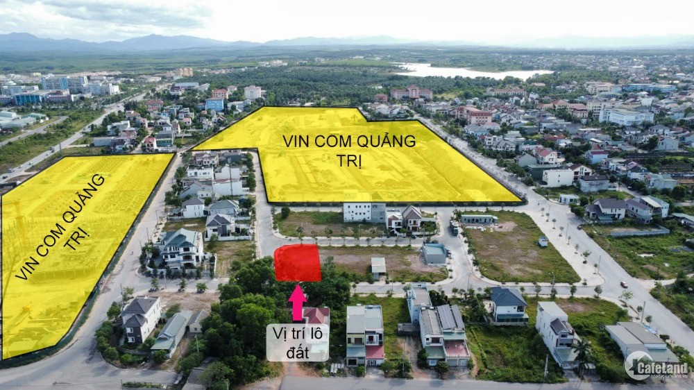 GẤP gia đình cần bán mảnh đất 3 mặt tiền, diện tích 529 tại VinCom Đông Hà. QT