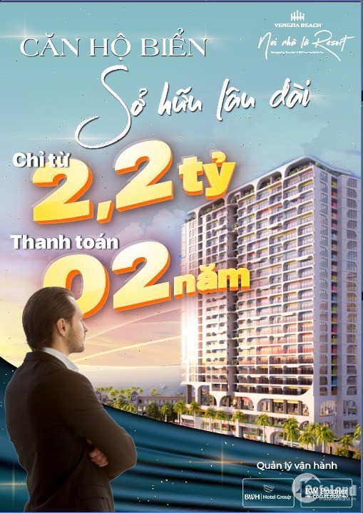 CĂN HỘ HOMETEL TIÊU CHUẨN QUỐC TẾ 5 ⭐️ - THE VENICE 5&6