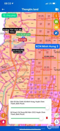 ấp 6 minh hưng ngay KCN SIKiKO Nhật Bản 300m2 100tc giá f0 đầu tư