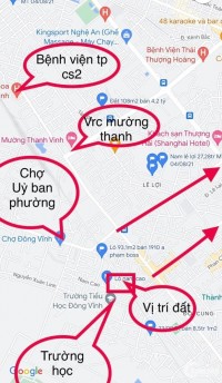 cần bán đất đẹp mặt đường Nam Cao