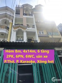 Nhà siêu đẹp Phạm Văn Chiêu, Phường 8, Gò Vấp – Hẻm 8m, 56m2, 6 tầng, Giá rẻ.