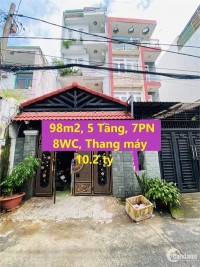 Bán nhà Nguyễn Tư Giản, Phường 12, Gò Vấp – 97m2, 5 tầng, thang máy.