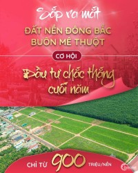 Đất nền phía Đông Bắc Buôn Ma Thuột-Pháp lý rõ ràng-Sổ đỏ trao tay