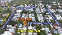 Nền trục chính đường 30m khu dân cư Vạn Phong