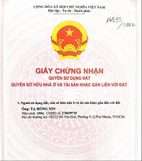 Cần bán gấp đất thổ cư  Nguyễn Văn Bứa, Xã Phạm Văn Hai, Huyện Bình Chanh