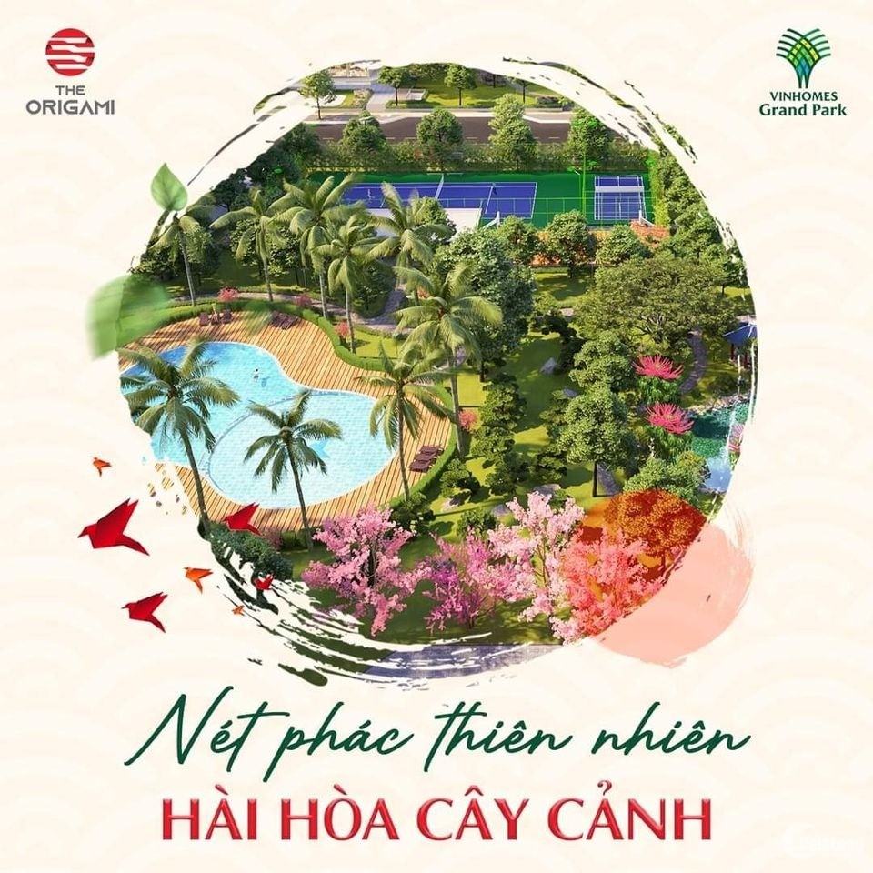 Căn hộ siêu đẹp View nội khu vườn Nhật giá tốt nhất phân khu ORIGAMI - VHGP