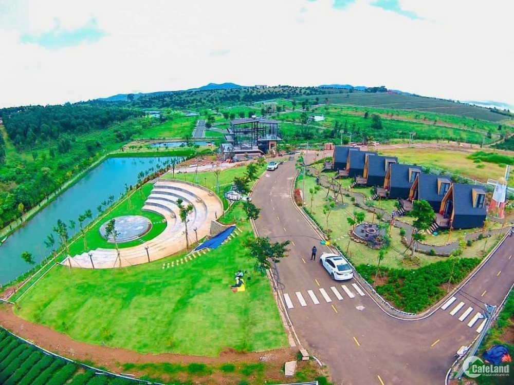 Đất nghỉ dưỡng Bảo Lộc , view hồ tảo hồng và đồi chè cực đẹp