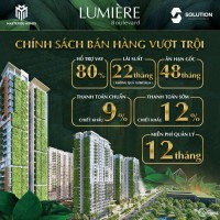 Chính sách bán hàng LUMIERE BOULE VAR VINHOMES QUẬN 9 QUÁ TỐT, Chiết khấu 12%