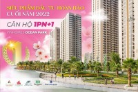 Cơ hội sở hữu quỹ căn 1N+ cuối cùng tại Vinhomes Ocean Park Gia Lâm