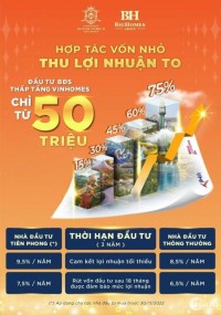 Chỉ với 50tr sở hữu căn biệt thự tại Vinhomes qua hình thức mua chung