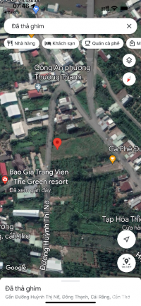 Nền mặt tiền đường Huỳnh Thị Nở