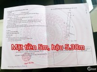 Becamex Tân Lợi, Đồng Phú. 1 lô duy nhất giá bể có 5m mặt tiền, hậu 5.38m