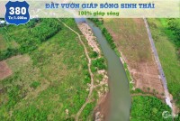 Chìa khoá trao tay nhận ngay lô đất vườn giáp Sông Chò Khánh Hiệp, Khánh Vĩnh