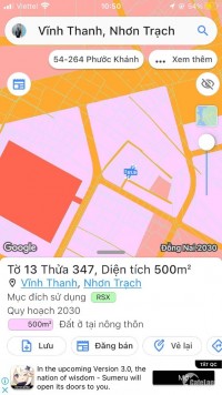 Chị Gái Cần Bán Lô Đất Vườn xã Vĩnh Thanh , Nhơn Trạch , Đồng Nai