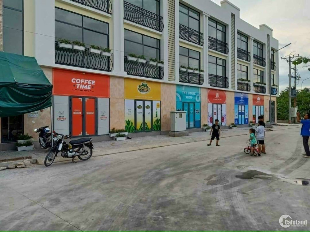 Shophouse hoàn thiện 1 trệt 2 lầu gần KCN Trà nóc