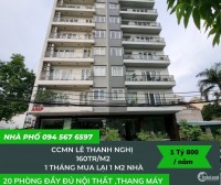 Bán CCMN phố Tạ Quang Bửu, 160m2 x 7 tầng, ô tô, thang máy ,dòng tiền 150tr