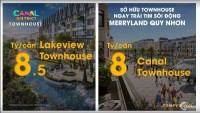 Nhà phố nằm ngay Trung tâm Bán đảo MERRYLAND QUY NHƠN-TOWNHOUSE CANAL DISTRIC