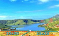 Chính chủ - sổ sẵn - 500m2 (20x25m) chỉ 2,2 tr/m2 - view hồ Đăk Long Thượng