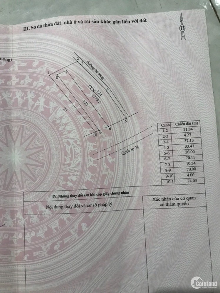 CHÍNH CHỦ BÁN 2 LÔ ĐẤT SIÊU ĐẸP MẶT TIỀN QUỐC LỘ 28- CƠ HỘI ĐẦU TƯ CÓ 1-0-2