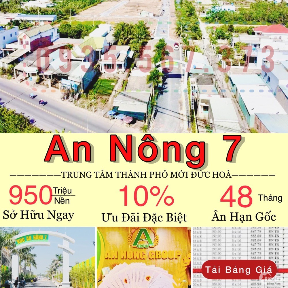 Cập nhật Bảng giá chính thức từ CĐT dự án An Nông 7 - King Mall