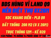 BDS Hùng Vĩ Land NC 04 lô Đất Khang Điền Q9 chỉ 75tr/m2 27/02/2023
