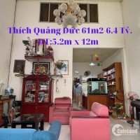 Bán Nhà P5 Phú Nhuận 61m2 Ngang 5.2m Chỉ 6.4 Tỷ.