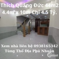 Bán nhà hẻm 68 Thích Quảng Đức 44m2  Giá chỉ 4.5 Tỷ P5 Phú Nhuận.