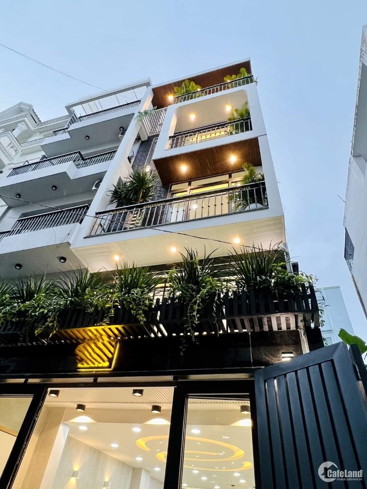 Hẻm 6m 5 lầu, hầm 5x19 Phan Văn Trị F5 Gò Vấp