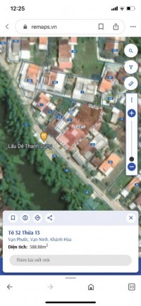 Đất nhà tôi-mặt tiền sông Tu Bông-gần sân bay charter-Vân Phong, Khánh Hòa
