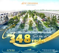 Mở bán SIÊU DỰ ÁN 5F Orianna PHÚ GIÁO - ĐẦU TƯ TIỀM NĂNG LỞI CAO 30% CHỈ 438tr