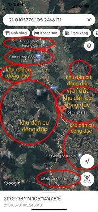 Mặt đường Quốc Lộ 70B, gần chợ Hương Cần, 112,5m2 full thổ cư, 730 triệu bao sổ