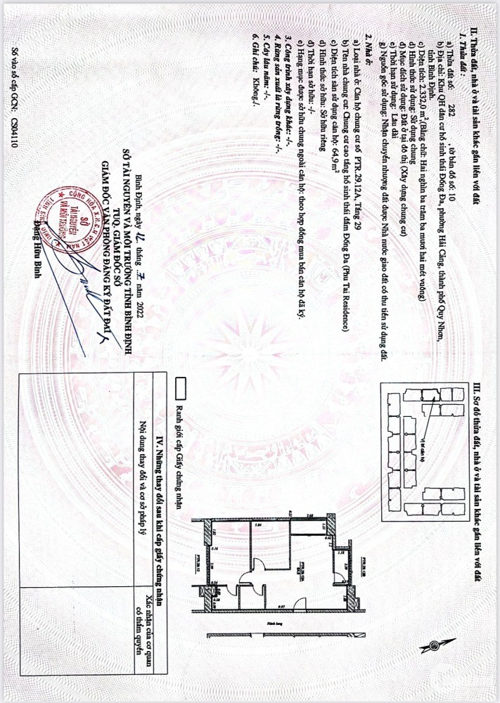 chính chủ bán căn hộ chung cư cao cấp TTTP QUY NHƠN