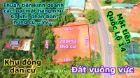 Đất mặt tiền kinh doanh quốc lộ 14 khu đông dân cư giá rẻ tại Đắk Nông