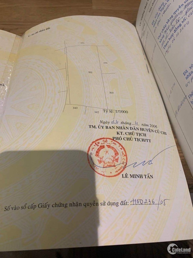 Đất mặt tiền Võ Thị Thương, Nhuận Đức, 3137m2, 1.1tr/m