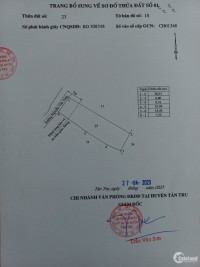 Bán đất thổ cư mặt tiền đường Nguyễn Văn Toản