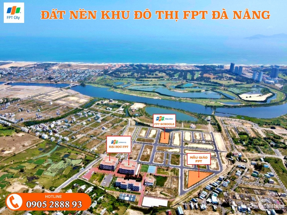 Đất nền Khu Đô thị FPT Đà Nẵng chỉ 2,5 tỷ/lô/đường 7m5 - Giá Đáy Đầu tư sinh lời
