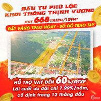 Bán Đất Nền Thổ Cư phù hợp làm Homestay và buôn bán kinh doanh giá 668triệu