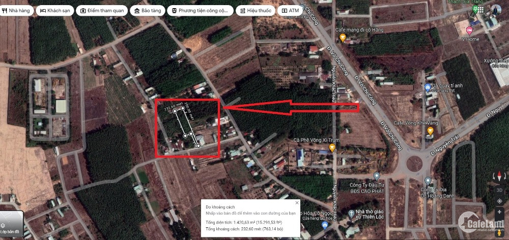 Vợ chồng tôi cần bán gấp đất 1408m2 phường Tam Phước, TP Biên Hòa, Đồng Nai
