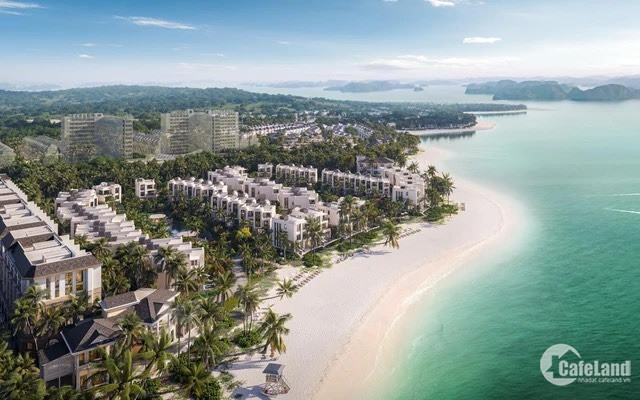 Biệt thự đảo Lagoon Residences mặt biển Hạ Long, bãi tắm riêng, đất ở lâu dài