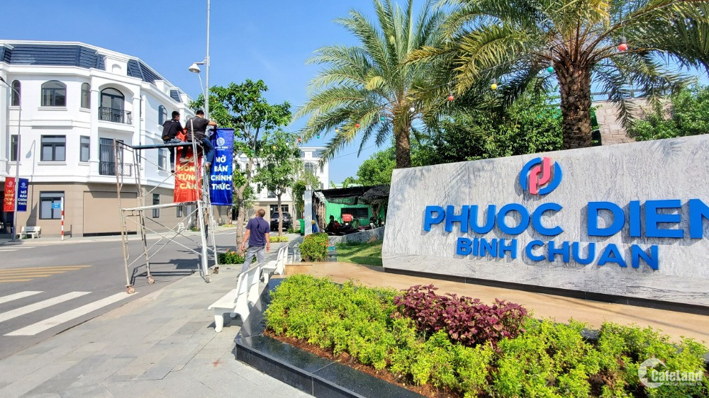 Trả trước 1,17 tỷ (30%) nhận ngay nhà phố Phước Điền Midtown chợ bình phước B