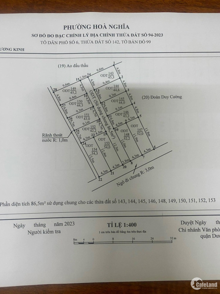 Mở bán bạt phân lô tổ 6 Hòa Nghĩa, Dương Kinh, Hải Phòng