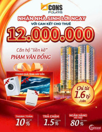 Chỉ với 170tr mua ngay căn 2PN gần Phạm Văn Đồng. Góp 0% lãi giảm giá hơn 200tr