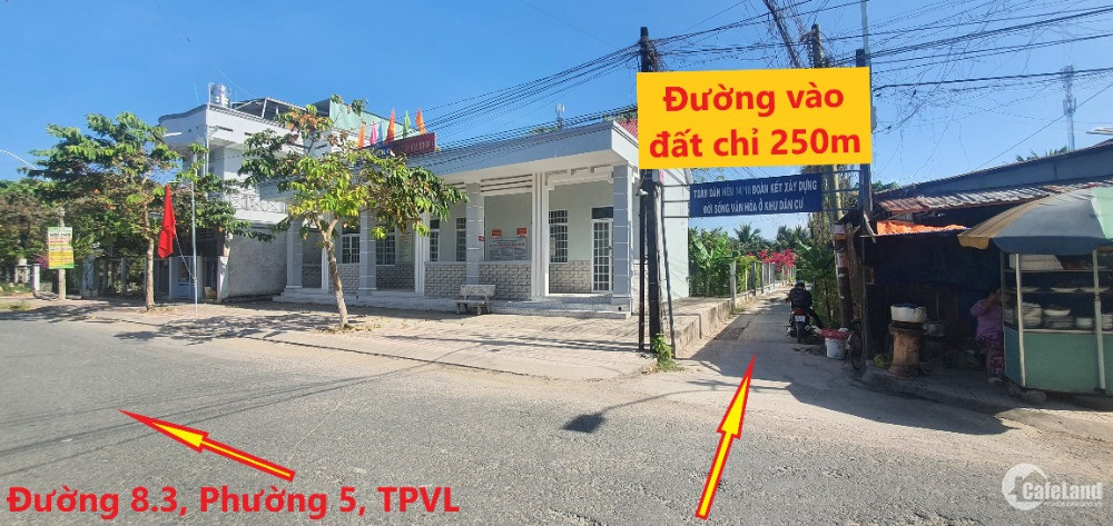 Bán đất Hẻm 14/10, Phường 5, Vĩnh Long