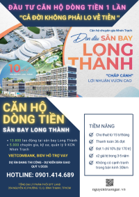 Đầu tư căn hộ dòng tiền một lần - Cả đời không phải lo nghĩ về tiền