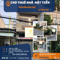 Cho thuê nhà Mặt Tiền Nguyễn Hữu Dật 64m2, 2Lầu, 15 triệu